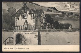 Kempttal, Historische Wassermühle im Mo