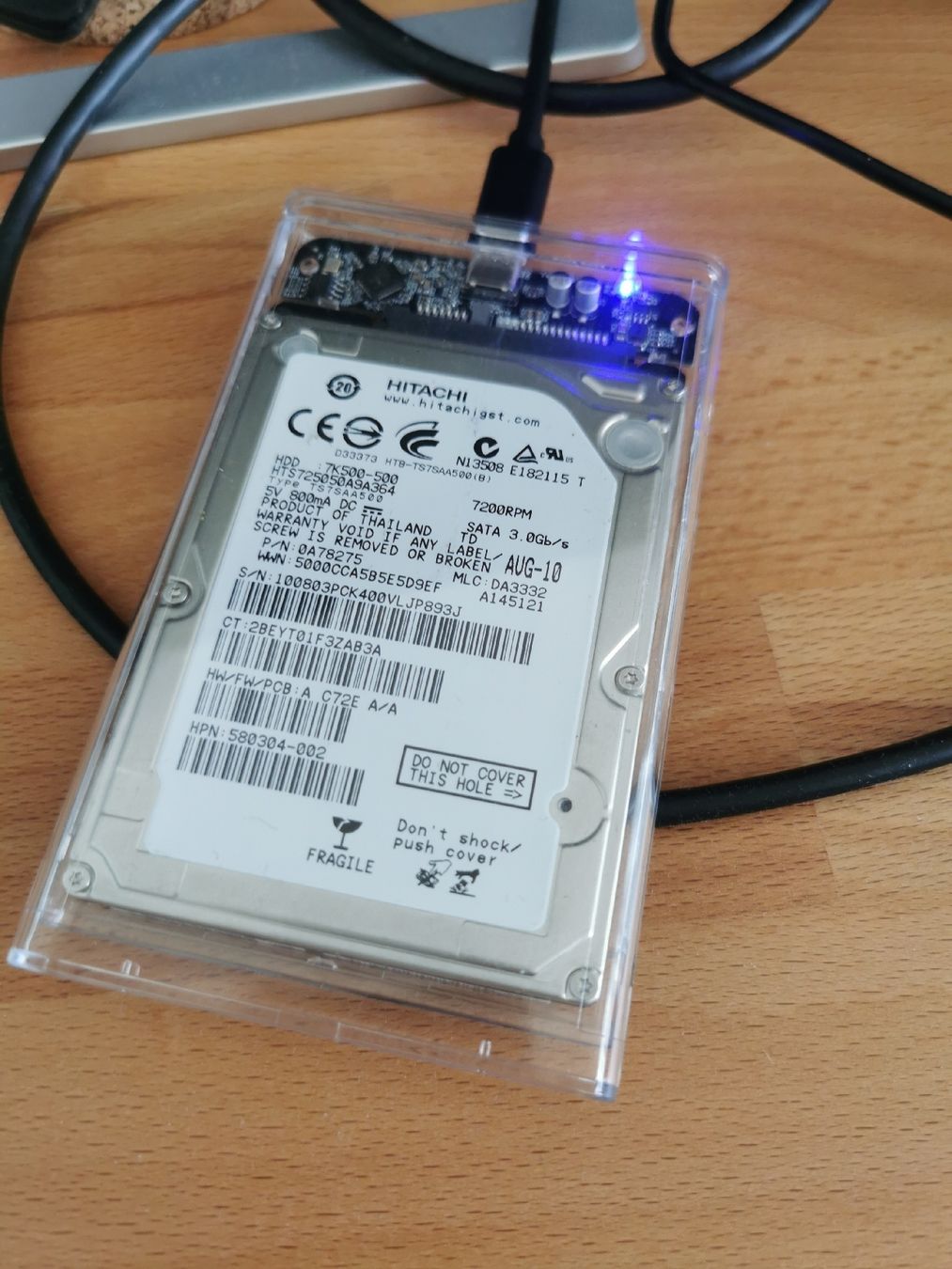 Unità & Adattatore: 2.5 SDDFestplatte Gehäuse SATA USB-C neu – Usato da Zürich venduto da Michalr 3