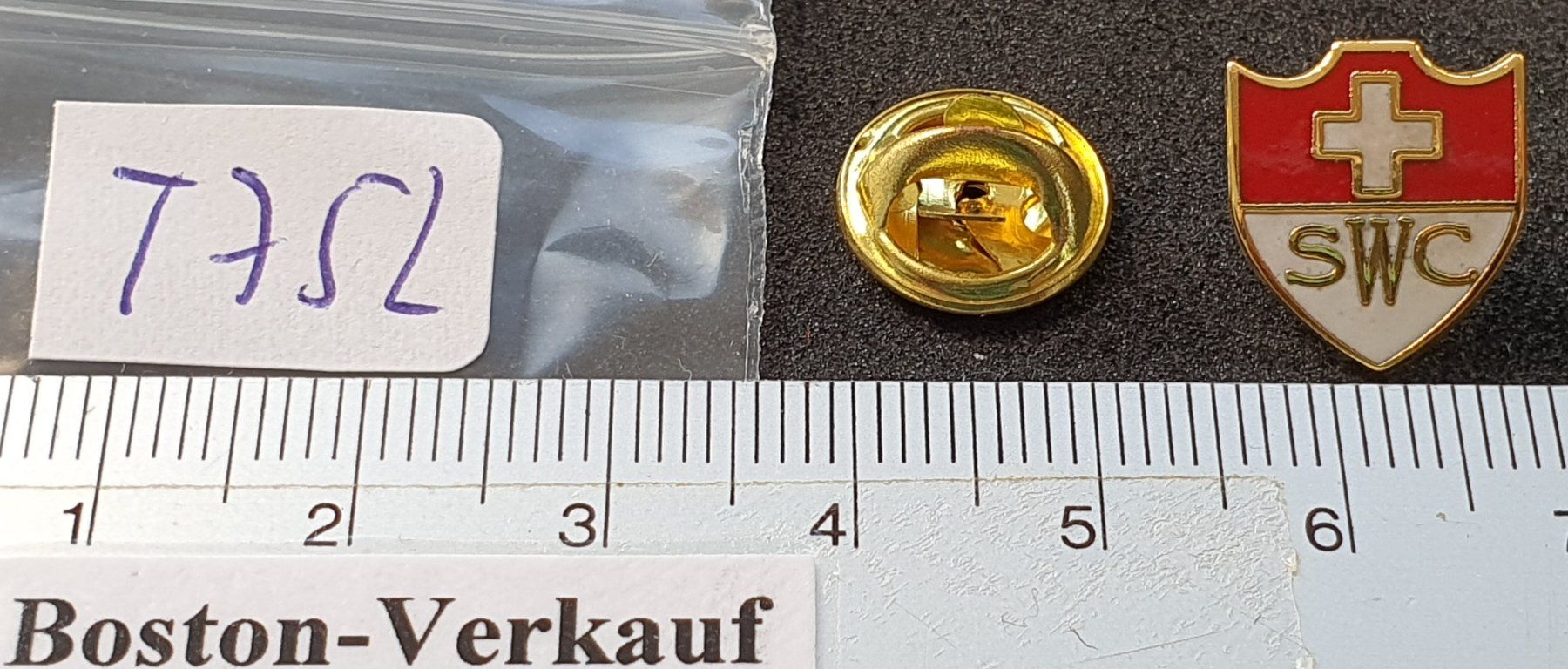 Plaketten & Abzeichen: T752 - Pin SWC Schweiz Solothurn? – Gebraucht aus Reinach BL von Boston-Verkauf 1