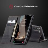 Galaxy S21 FE - étui à rabat portefeuille Support Noir