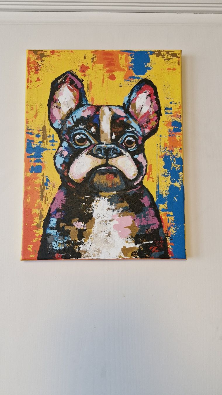 Poster & Bilder: Gemälde "Hund" – Neu und originalverpackt aus Wattenwil von vdu_kc6f