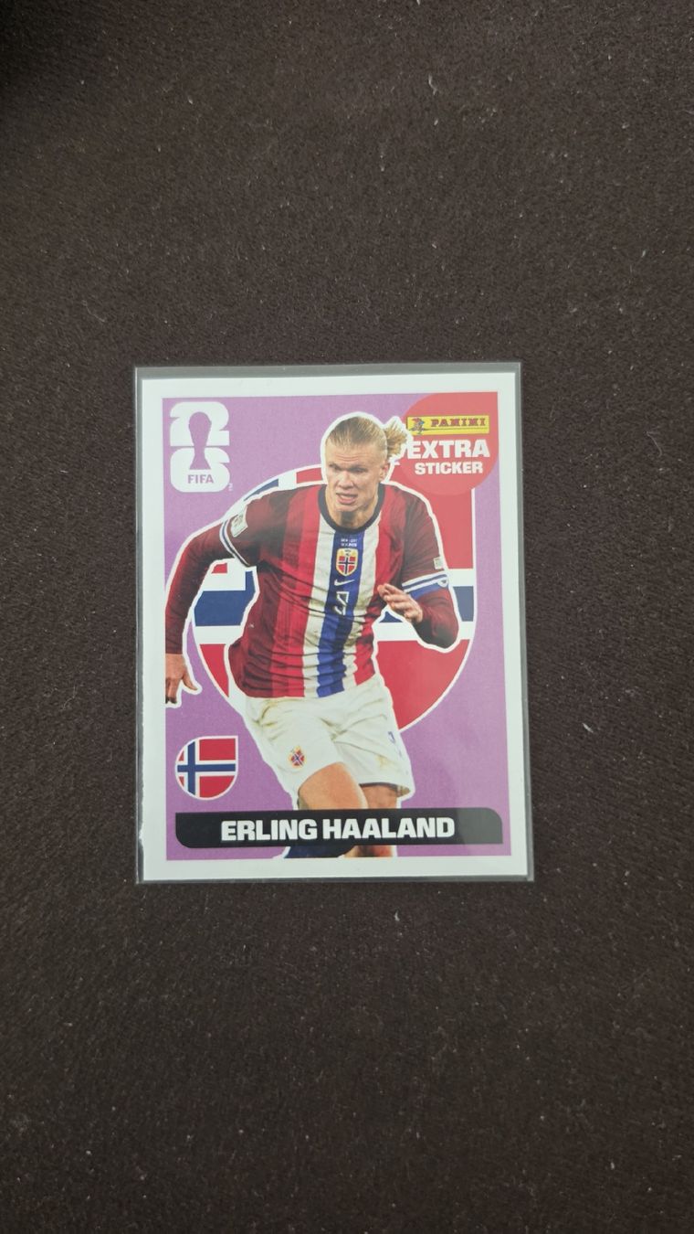 Sticker: Erling haaland extra sticker – Nuovo e nell'imballaggio originale da Allschwil venduto da bur_xs7w