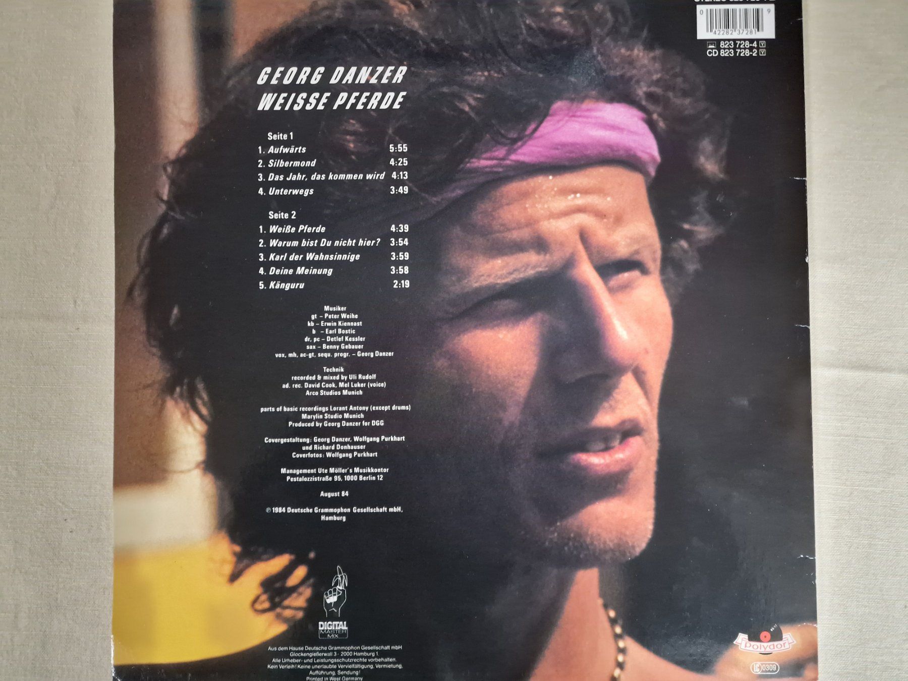 Dischi in vinile: Georg Danzer LP – Weiße Pferde – Usato da Root venduto da atelier22 1