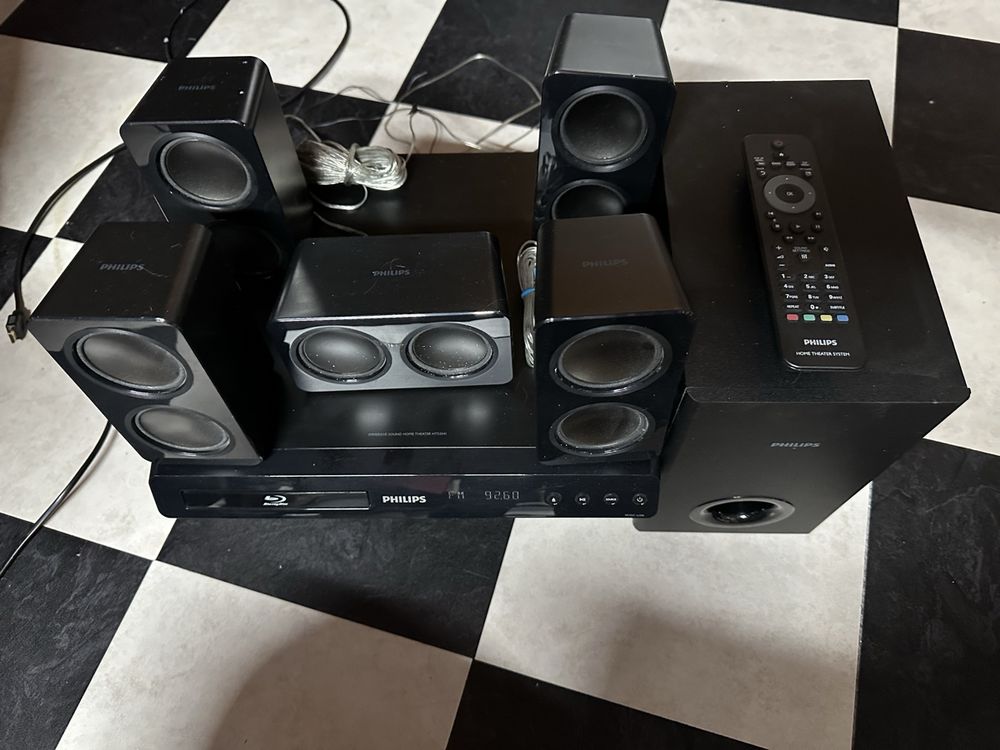 Philips Home Cinema: PHILIPS Home Cinéma 5 enceintes HTS3541/12 – Difettoso da MASSONGEX venduto da Luluone 2
