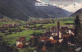 Quinto  TI -   Ambri-Piotta  -  Panorama     um 1916