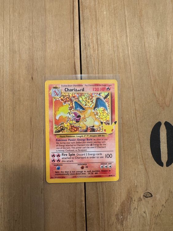 Pokémon Charizard Holo 4/102 Celebrations 25th Anniversary | Kaufen auf ...