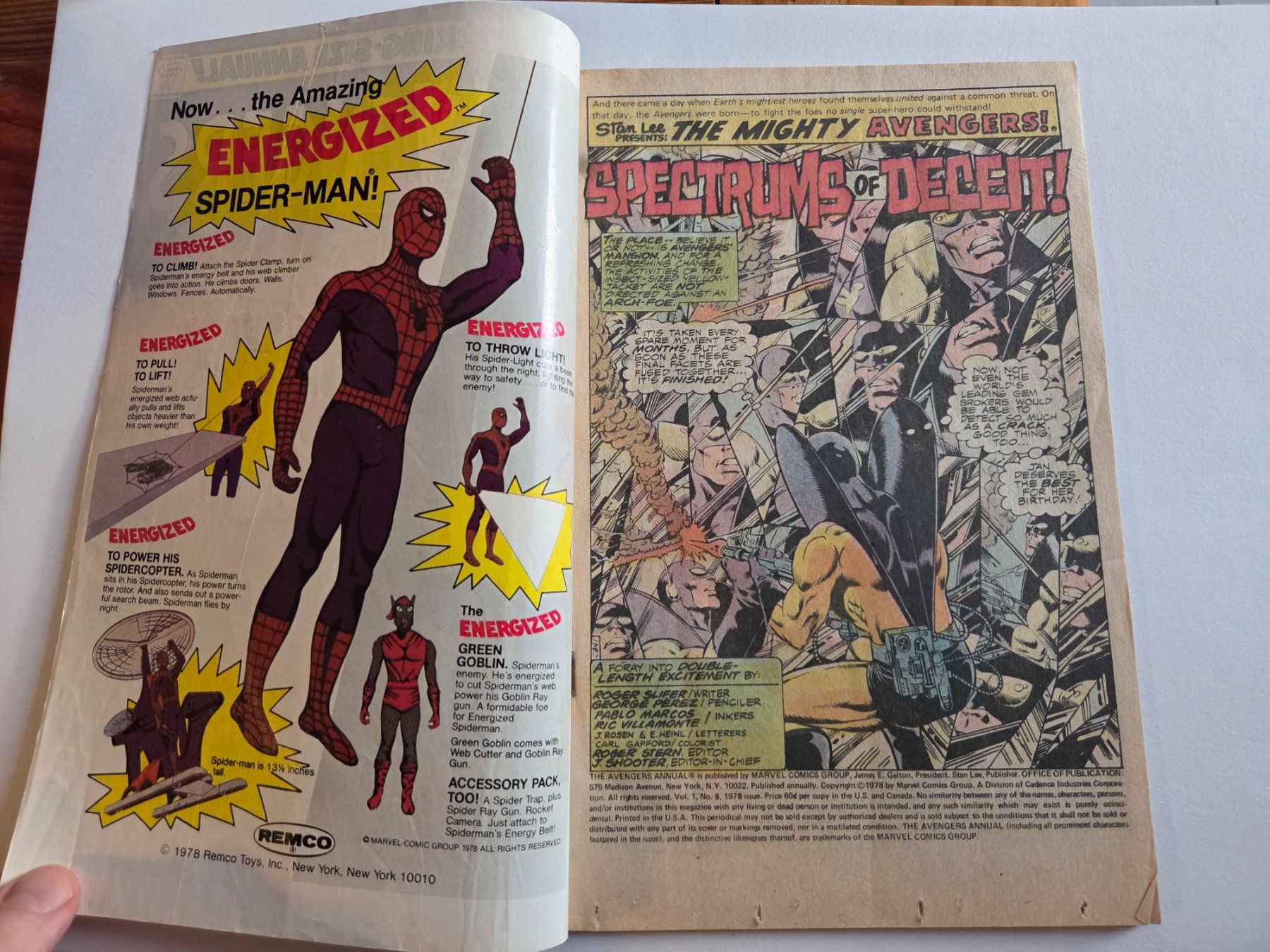 AVENGERS ANNUAL #8 (Marvel, 1978) Dr. Strange! Ms. Marvel! (Gebraucht ...