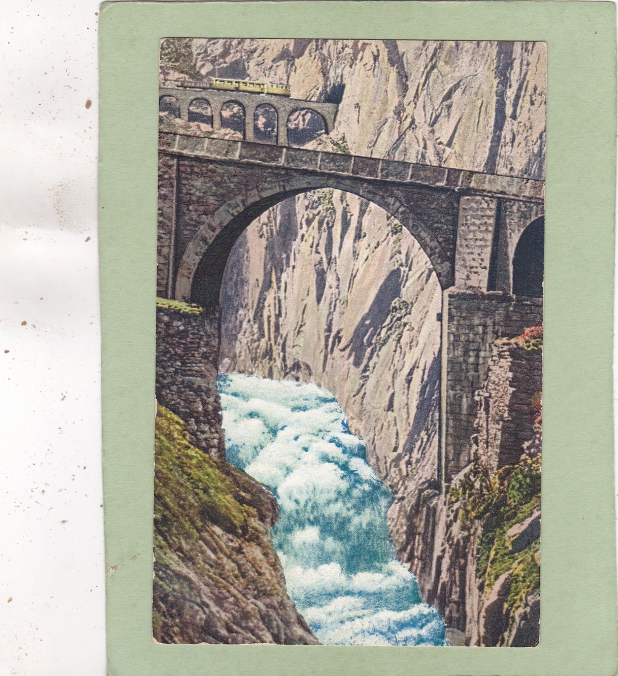 Ansichtskarten: Teufelsbrücke 1935 – Gebraucht aus Herisau von Lisegrat2008