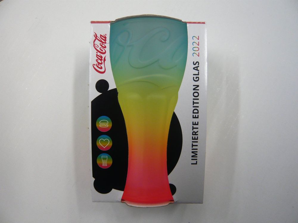 Coca Cola McDonalds Regenbogen Glas Österreich NEU OVP 2022 | Kaufen ...