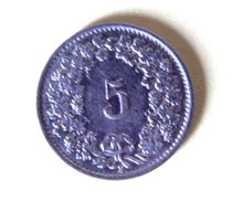 5 Rappen 1932 CHF sehr guter Zustand