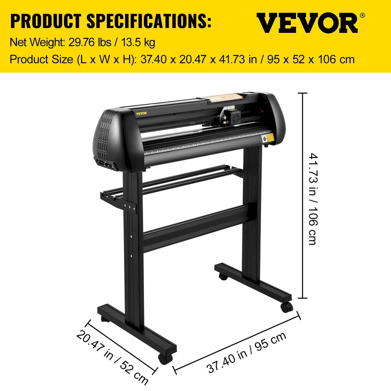 Alle Maschinen: VEVOR Vinyl Schneideplotter 720 mm – Neu und originalverpackt aus Bottighofen von zaap 1