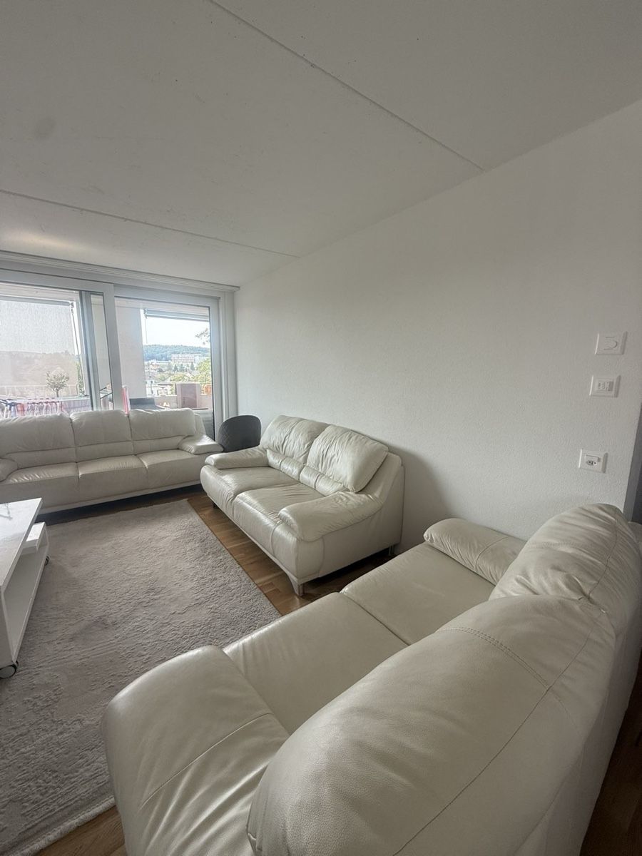 Conforama Divani: Ecksofa Leder weiss gebraucht – Usato da Zuchwil venduto da dar_py9z
