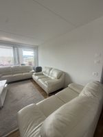 Ecksofa Leder weiss gebraucht