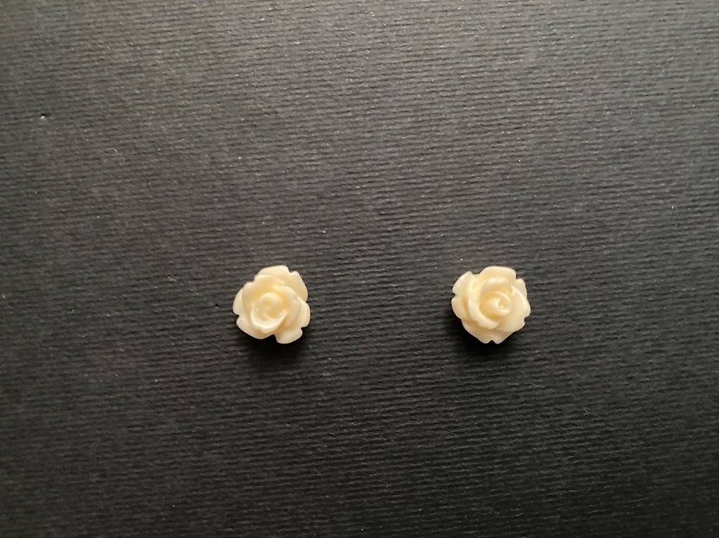 Orecchini pendenti & Orecchini a lobo: Ohrstecker Rose hellgelb – Usato da Rumisberg venduto da Simba97