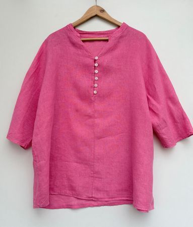 Made in Italy Leinen Bluse XL/XXL