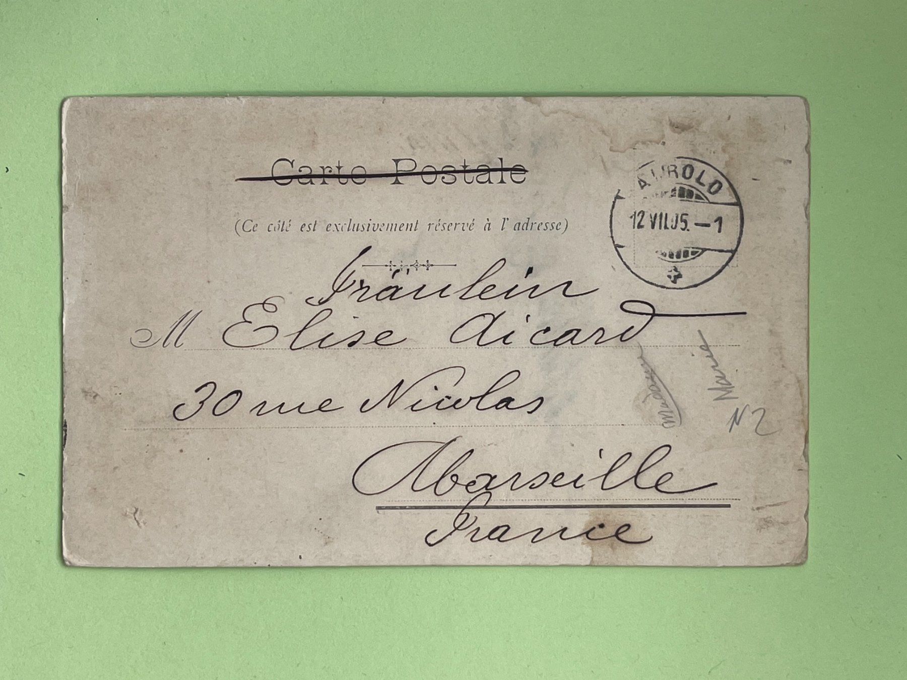 Cartoline postali: Airolo vor 1905 – Usato da Steg VS venduto da _vinci_ 1