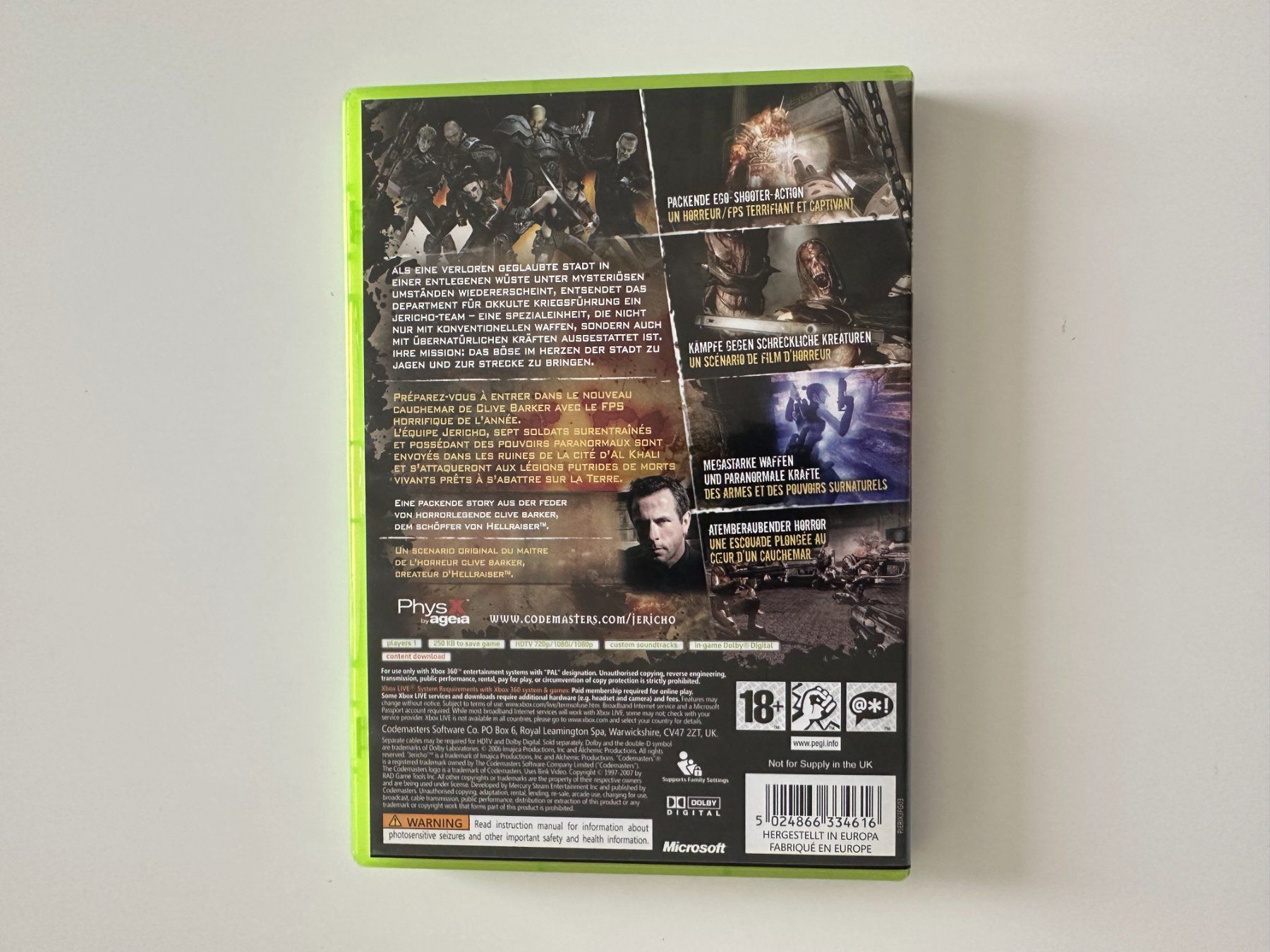 Microsoft Giochi: Clive Barker's Jericho, Xbox 360 – Usato da Couvet venduto da Aura_aura 2