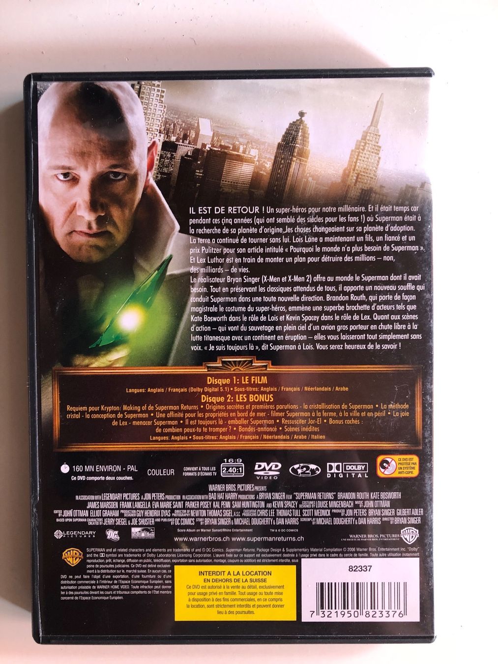 Tutti i DVDs: SUPERMAN RETURNS 2 DVD – Usato da St-Cierges venduto da Crisi53 1