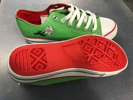 Sneaker green mit Edelweiss Gr.35