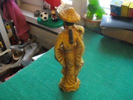 Asiatische Figur, Vintage, Handarbeit, Unik
