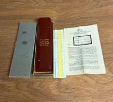 Rechenschieber UTO,vintage mit Etui und Anleitung!