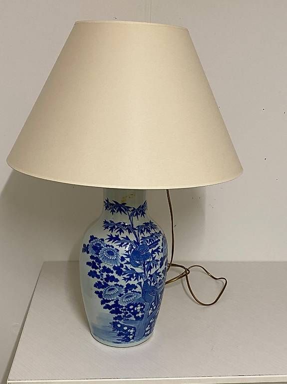 Lampade: Lampe à poser motifs chinois – Usato da St-Blaise venduto da NSUTT1953 1