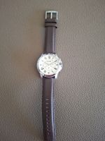 Montre Fossil pour homme avec bracelet en cuir marron
