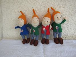 Mutzli Zwerge Plüschfiguren 4er Set