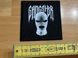 Gangster Patch Aufnäher Sticker Rock Punk Metal