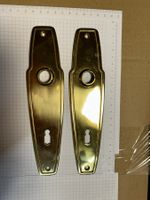 Türgarnitur- Schild 2 Stk. BB 78, 210 x 50 mm, Messing