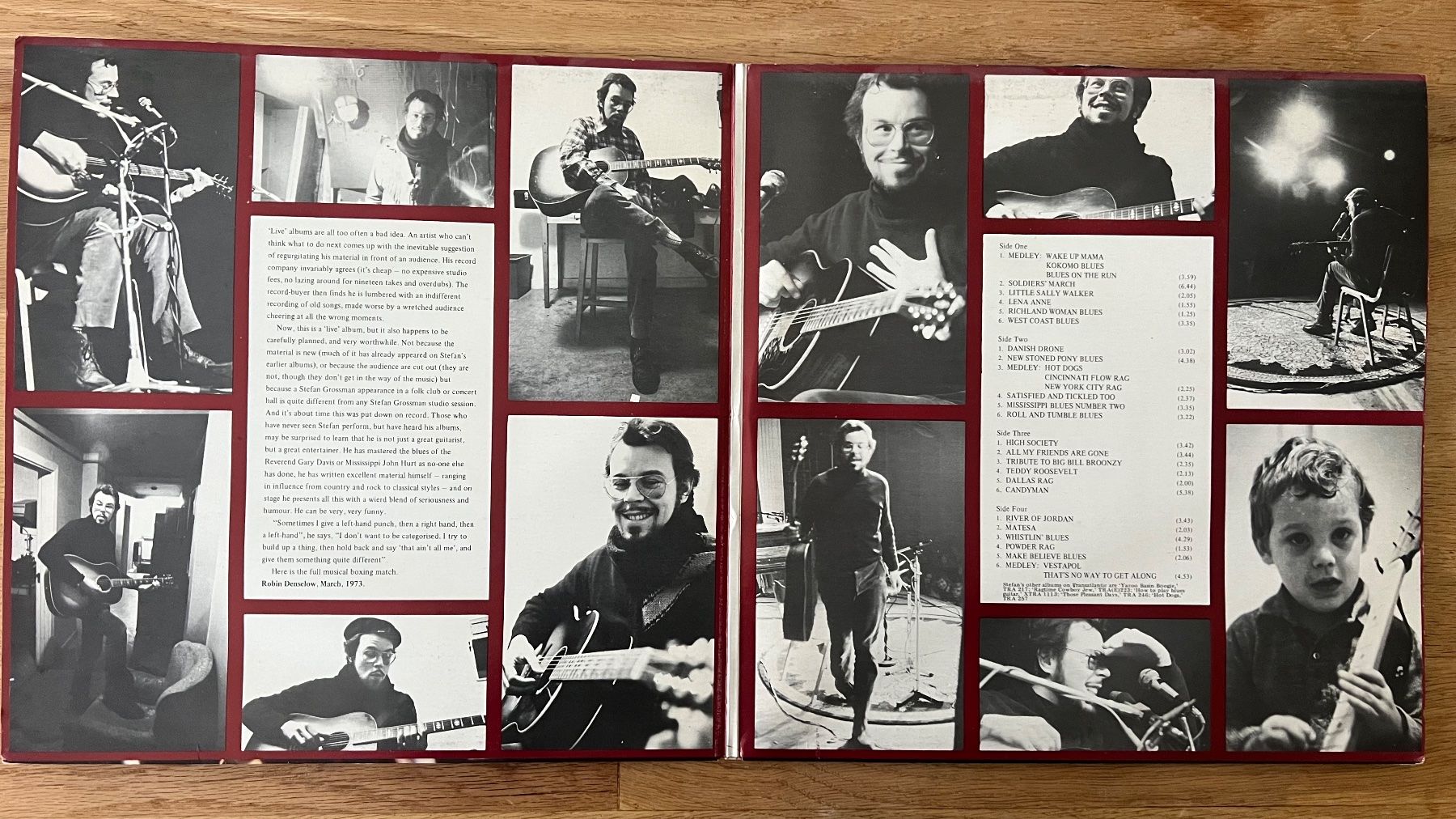 Dischi in vinile: Stefan Grossman - Live / 2 LP - 1. UK-Press. 1973 – Usato da Gais venduto da soundcave57 2