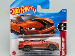 Hot Wheels 2020 Ford Mustang Shelby GT500 1:64 Neu OVP