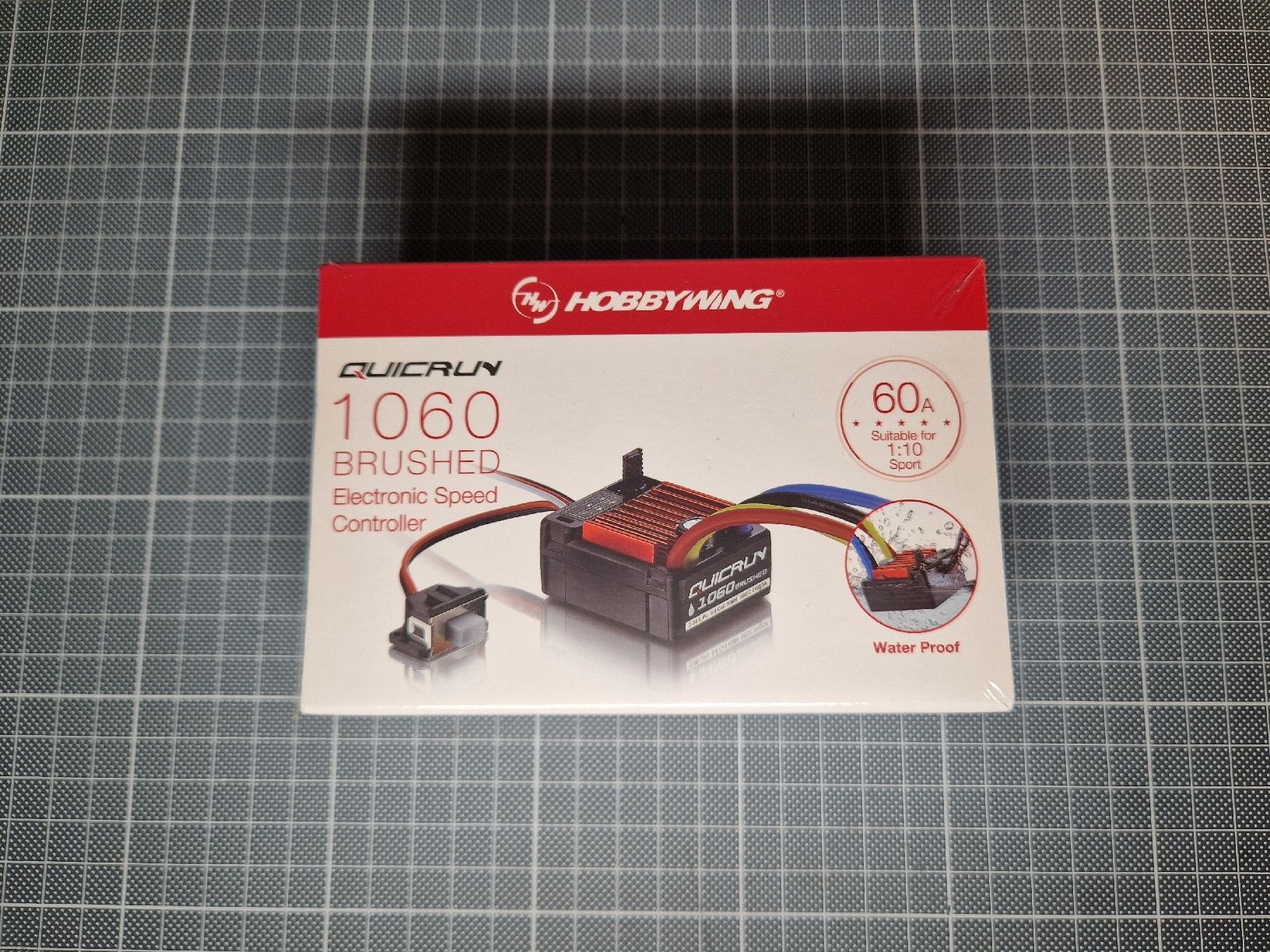 Hobbywing Modellismo RC: Hobbywing QuicRun 1060 Brushed ESC, Neu! – Nuovo e nell'imballaggio originale da Ersigen venduto da feldschen