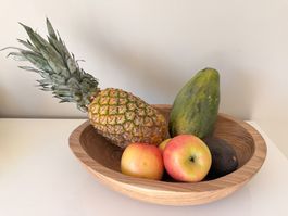Früchteschale aus Eiche