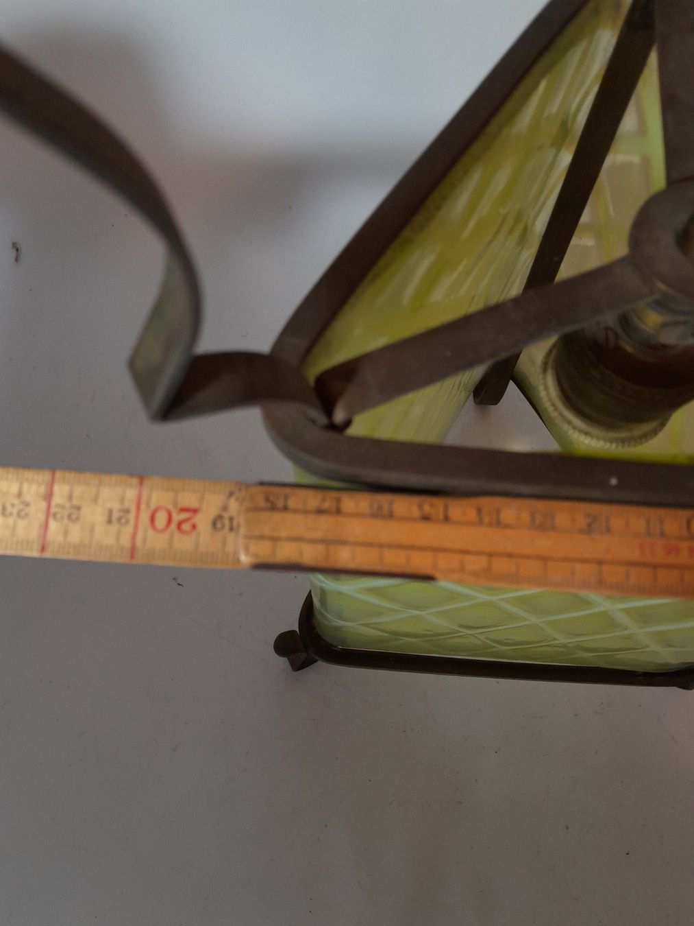 Lampadari & plafoniere: Vintage Deckenlampe - Art Deco? - Glas – Usato da Männedorf venduto da Bel-view 5