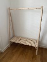 Kleiderständer / Kleiderstange aus Eucalyptusholz