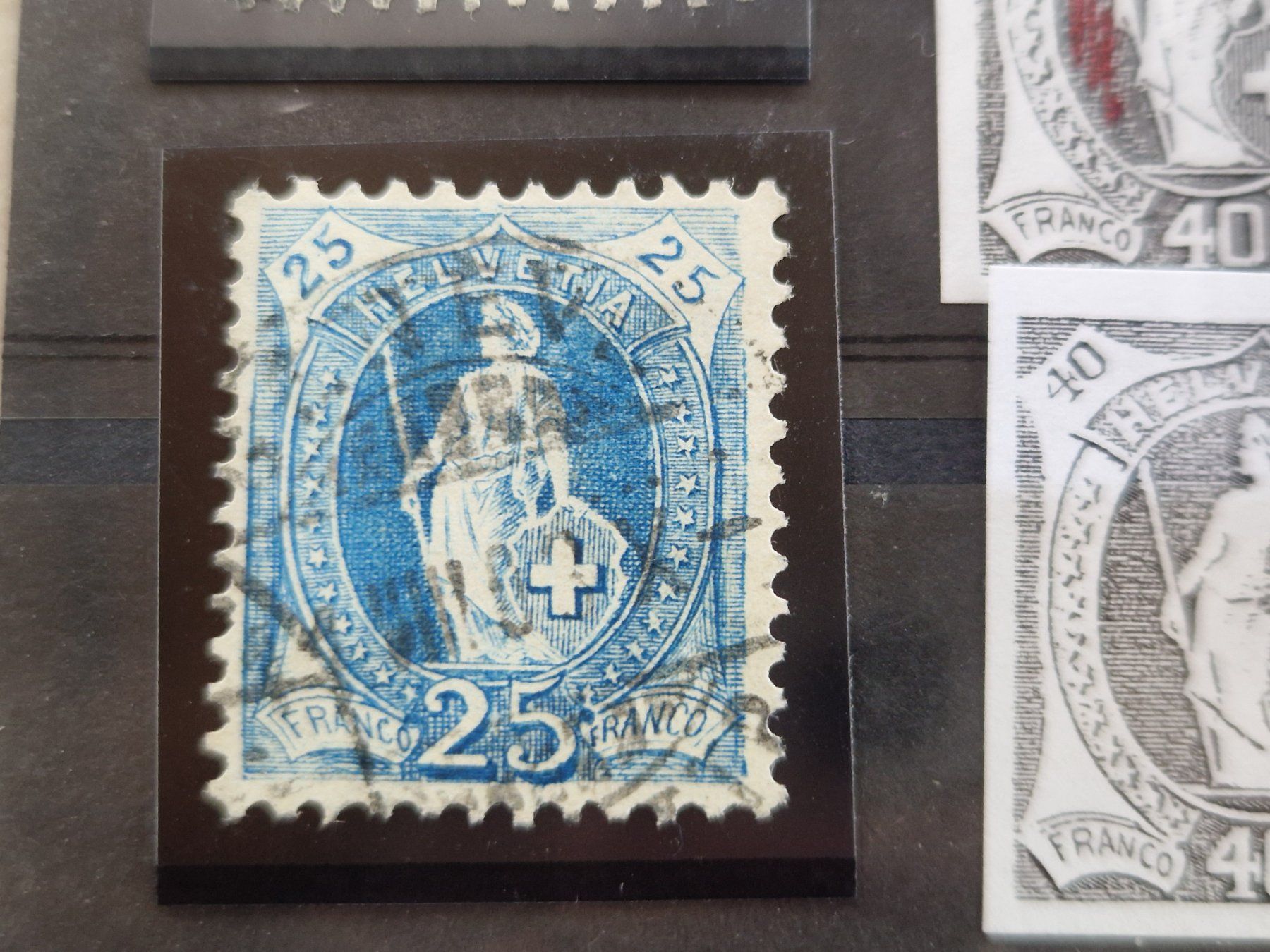 Tutti i francobolli: Stehende 73E, Retouchen, ab 1.- – Usato da Burgdorf venduto da Glossy01 4