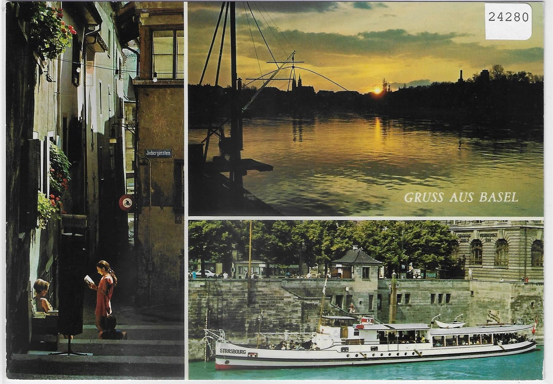 Cartoline postali: Gruss aus Basel - Multiview – Antico da Ettingen venduto da Kartenplanet