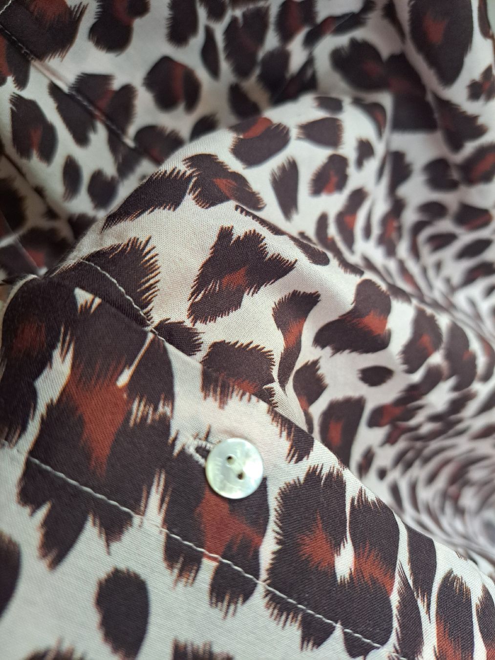 Maison Scotch Camicette: SCOTCH & SODA Hemdbluse Bluse 36 S Leopard Oberteil – Usato da Mollis venduto da Fauchi99 6