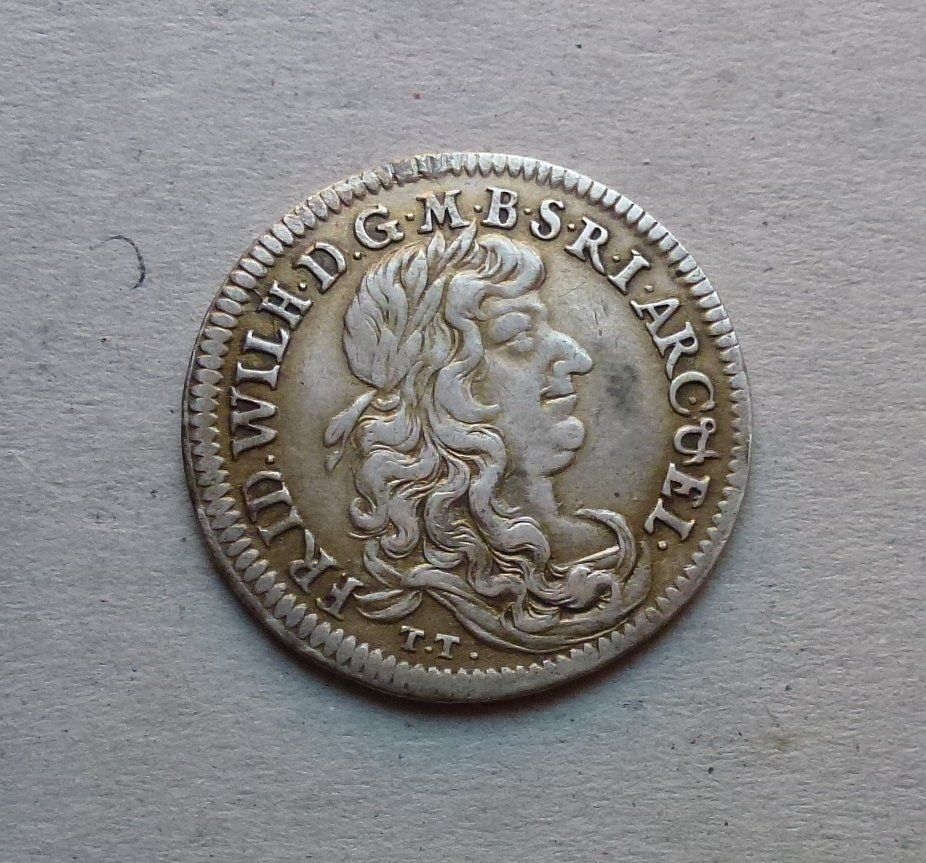 Tutti le monete: Brandenburg ++ 1/3 Thaler 1671 TT – Usato da Walkringen venduto da Casablanca777