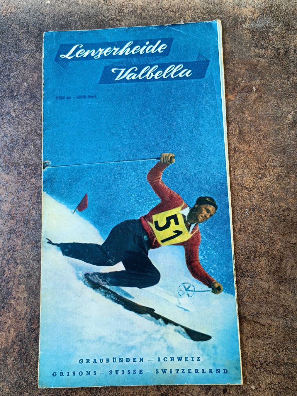 Documents: Alter Prospekt / Lenzerheide Valbella Graubünden ca. 1939 – D'occasion à Brugg AG par Ente015