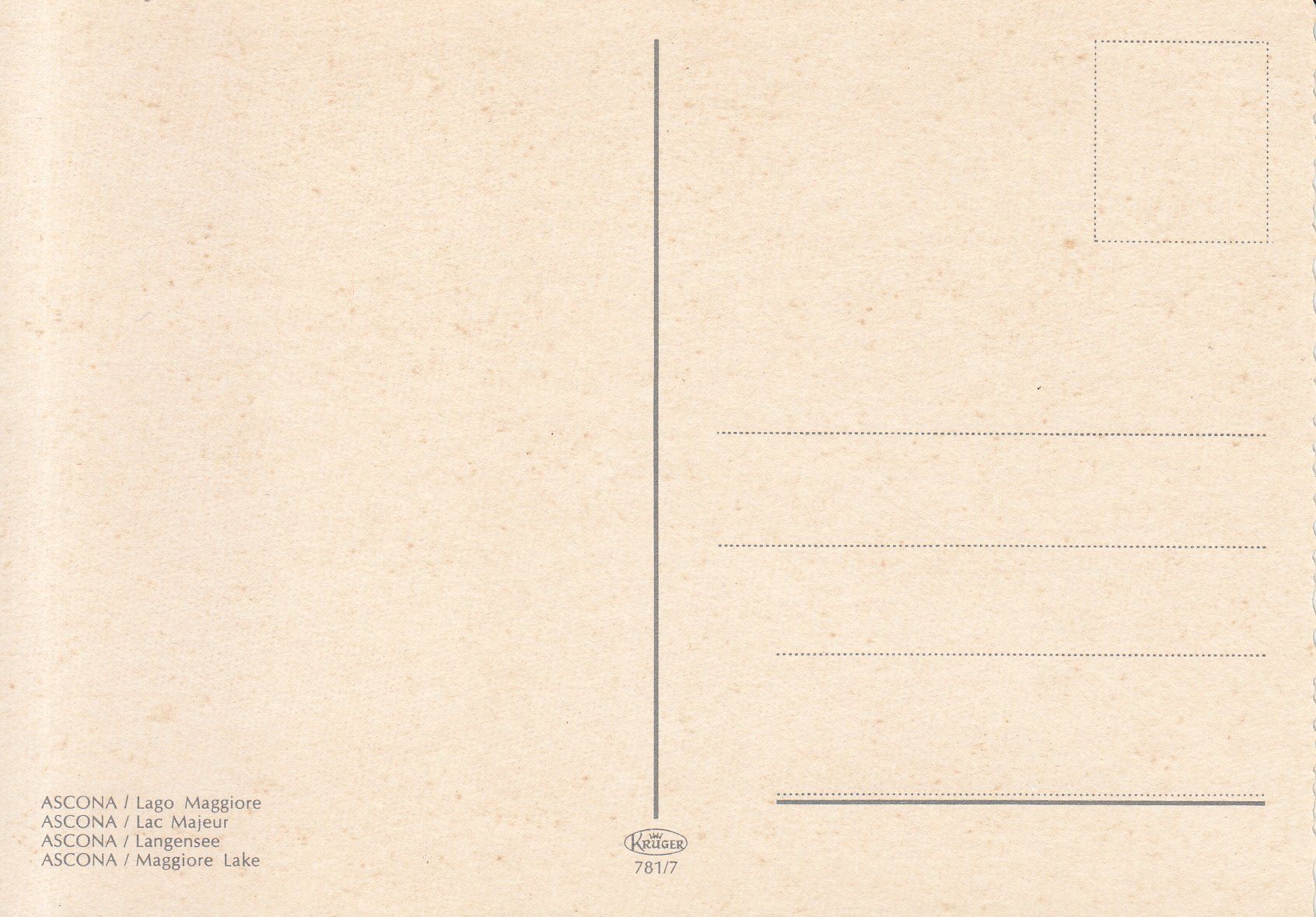 Cartoline postali: Ascona ca. 1960 – Usato da Bürglen TG venduto da StampGraf 1