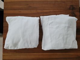 2 Fix-Molton weiss 160x200cm, Matratzenhöhe 18-20cm