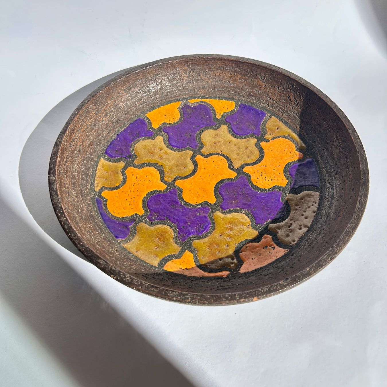 Bitossi Assiettes: Bitossi Keramikteller Puzzle Muster Italien – D'occasion à Wädenswil par krisztiname 1