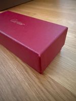 Coffret Cartier rouge cuir bon état 20x8x4 cm