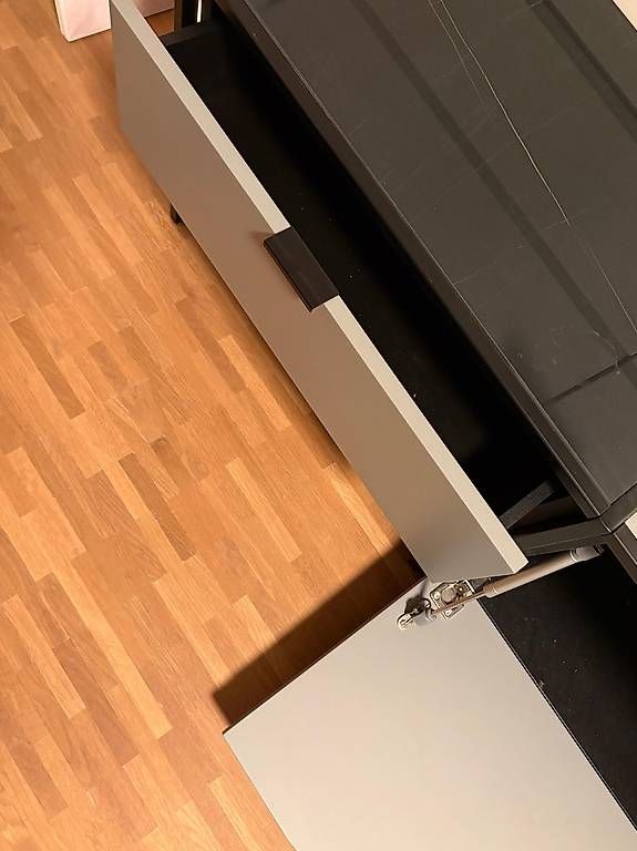 TV Möbel: micasa SEVEN Lowboard  Graugrün – Gebraucht aus Mels von Zwiebelbrot 1
