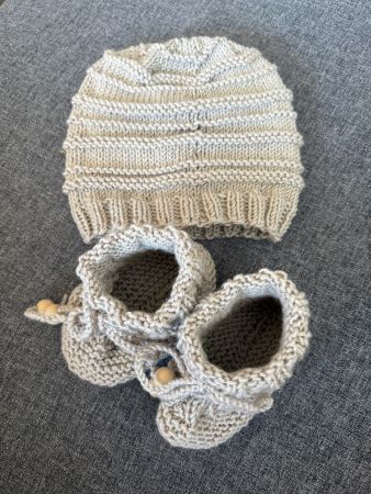 Finkli mit Käppli beige