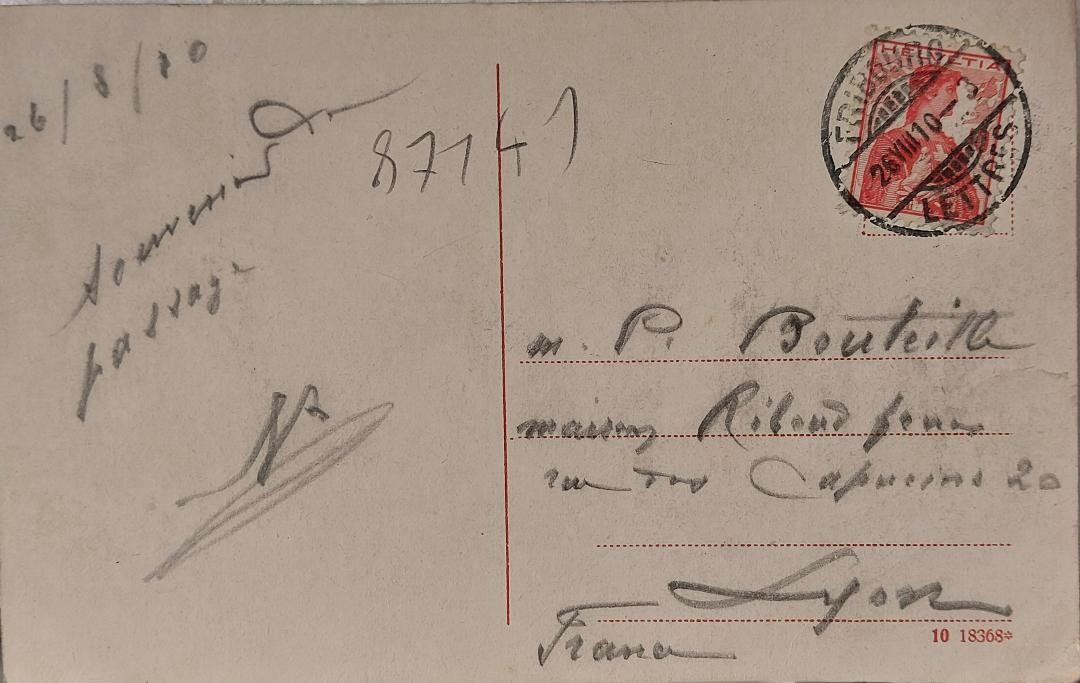 Cartoline postali: GRANFEY - Le Viaduc - 1910 – Usato da Delémont venduto da Domdom1 1