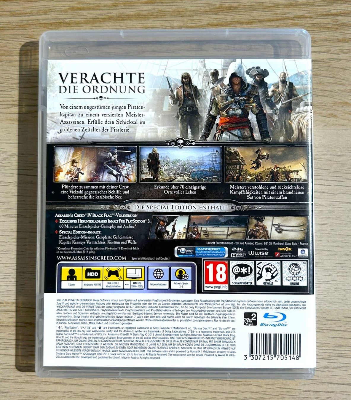 Sony Giochi: Assassins Creed IV Black Flag PS3 – Usato da St. Gallen venduto da Alpine.Arcade 1
