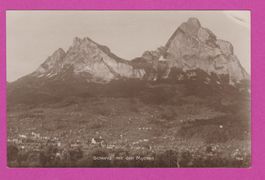 Schwyz   :   alte Ansichtskarte Gesamtansicht Schwyz